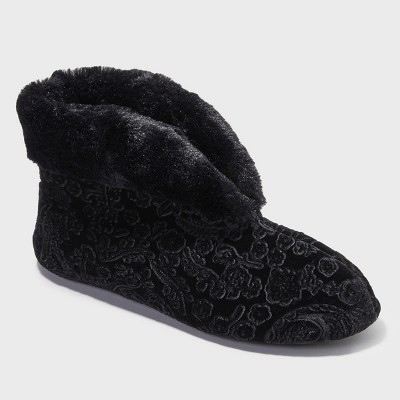ladies dearfoam bootie slippers