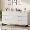 Drawer Dresser with Adjustable Legs - Waterproof MDF Top, Rustic Modern Design, Anti-Tip Safety & Easy Assembly - 3 of 4