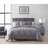 The Nesting Company Spruce Pinch Pleat Bedding Collection 4 Piece Comforter Set 2 Pillow Shams, & 1 Decorative Pillow - 4 of 4