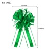 Unique Bargains Large Pull Bow Metallic Gift Wrapping Ribbon for Wedding 12 Pcs - 2 of 4
