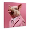 Stupell Industries Pink Pig Fashion, 24" x 24" - 3 of 4