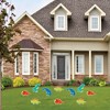 Big Dot of Happiness Roar Dinosaur - T-Rex Triceratops Stegosaurus & Brontosaurus Lawn Decor - Outdoor Baby Shower or Birthday Party Yard Decor -10 Pc - 2 of 4