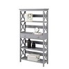 59.75" Breighton Home Xavier 5-Shelf Bookcase with Drawer - image 2 of 4