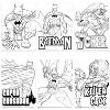 DC Comics Batman Activity Egg Craft Kit | Coloring Pages | Stickers | Markers | Crayons - image 2 of 4