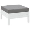 vidaXL Pallet Cushion Grey Oxford fabric (100% polyester) - 3 of 4
