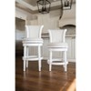 Maven Lane Pullman Swivel High Back Fabric Counter Height Bar Stool - 2 of 4