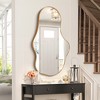 Beautyolove Irregular Aluminum Alloy Framed Asymmetrical Wall Mirror - 2 of 4
