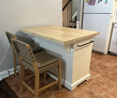 Crosley Lafayette Wood-Top Portable Kitchen Island at Tractor Supply Co.