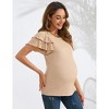 Maternity Tops Women's Flying Stylish T Shirt - 4 of 4