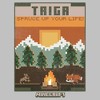 Womens Minecraft Taiga Spruce Up Your Life T Shirt - 2 of 4