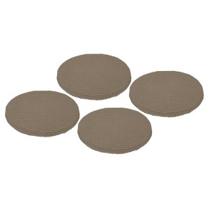 Unique Bargains Non-slip Round Bar Stool Seat Cushions Slipcovers 11"-16" 4 Pcs - 1 of 4