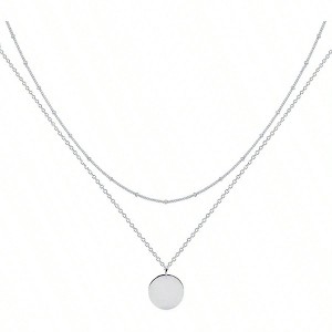 Layered Heart Necklace, Choker for Women Fashionable, Exquisite and High-end - 1 of 4