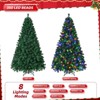 SUGIFT 6ft Pre-Lit Artificial Christmas Tree with 250 Multi-Color LED Lights and 1060 Branch Tips - 4 of 4