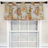 RLF Home 4" Top Tab High Quality Fabric Yang Tab Valance for Windows 50" x 16" Multi - 2 of 4