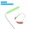 Unique Bargains Nylon Flexible Bendable Long Reusable Drinking Straw 12 Pcs - 3 of 4