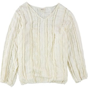 Style & Co. Womens Lace V-Neck Pullover Blouse - 1 of 1