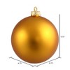 Vickerman Antique Gold Ball Ornament - 2 of 4