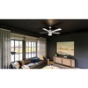 Urban Ambiance Luxury Coastal  Ceiling Fan 20.755''H x 56''W,  Matte White Finish,  Cairns Collection, UHP9300 - 2 of 4