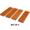 GSE Domino Racks Set of 4, Wooden Domino Trays Holders Organizer, Premium Domino Tiles Holder Racks - 2 of 4