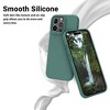 BONGEEK Designed for iPhone 14 Pro Case, Silicone Shockproof Slim Thin Phone Case for iPhone 14 Pro 6.1 inch (Pine Green) - 4 of 4