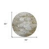 Brown Taupe And Ivory Abstract Washable Indoor Outdoor Area Rug - 3 of 4