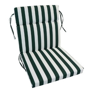 Blazing Needles, 20-inch by 42-inch Polyester Outdoor Tufted Chair Cushion - 1 of 1