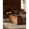 VASAGLE EKHO Collection - Storage Ottoman Bench Entryway Bedroom Bench 25 Gallons Safety Hinges Loads 660 lb - 3 of 4