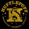 Women's Harry Potter Hufflepuff Distressed Stamp T-Shirt - 2 of 2