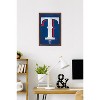 Trends International MLB Texas Rangers - Logo 25 Framed Wall Poster Prints - 2 of 4