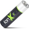 ionX Batteries - 24 AA and 24 AAA High Performance Alkaline 1.5 Volt Battery Set - image 3 of 4