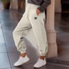 Dalix Butterfly Embroidered Sweatpant Heavy Weight Fleece Relaxed Fit Lounge Womens - 4 of 4