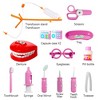 Toddlers Dentist Role Play Set Doctor Kit with Carry Case for School Classroom, Doctor Roleplay Costume Dress-Up Pink - 2 of 4