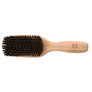 Bass Brushes - Men's Hair Brush Wave Brush with 100% Pure Premium Natural Boar Bristle SOFT Natural Wood Handle 9 Row/Wave Style Oak Wood - 1 of 4