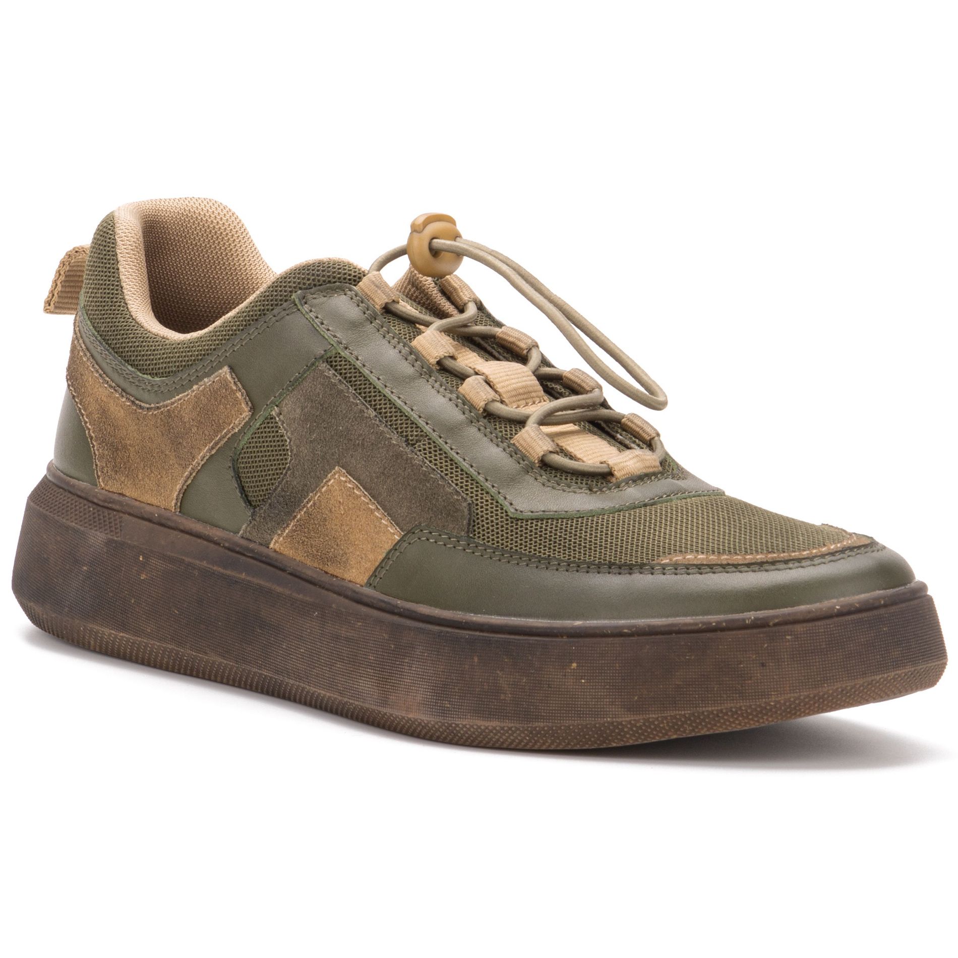 Hybrid Green Label Men's Robin Sneaker - 12, OLIVE