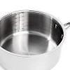 BergHOFF Professional Tri-Ply 18/10 Stainless Steel 8" Saucepan with Stainless Steel Lid 3Qt. - 2 of 4