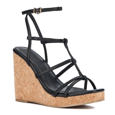 New York & Company Abla Women's Strappy Wedge Sandal