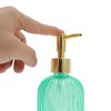 Unique Bargains Convenient Vertical Stripe Soap Dispenser 13.53oz 1 Pc - 3 of 4