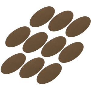 Unique Bargains Oval Iron-on Washable Clothes Hole Repairing Denim Patches 10 Pcs - 1 of 4