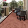 Chic Crate-Plastic Interlocking Deck Tiles – 12x12 Waterproof All-Weather Patio Flooring, 44-Pack Plastic Composite Tiles - 4 of 4