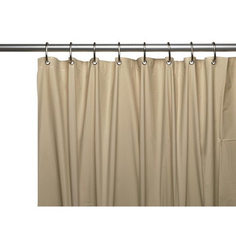 shower curtain liner with magnets