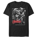 Men's Marvel Marvel Gray Gray Grayscale Avengers T-Shirt