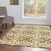 HomeStock Trio Betti Ivory & Grey 5x7, Transitional, Hand Tufted - 2 of 4