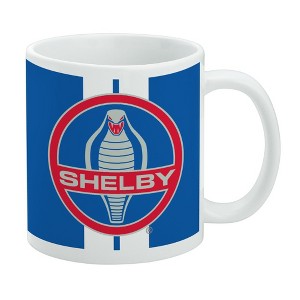 Shelby Cobra Vintage Logo Ceramic Coffee Mug  Novelty Gift Mugs for Coffee  Tea and Hot Drinks  11oz  White - 1 of 4