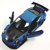 KiNSMART 2010 Porsche 911 GT2 RS Aqua Blue 1/36 Scale Diecast Metal Model Toy Sports Car - 3 of 4