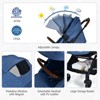 Infans 2-in-1 Convertible Baby Stroller Aluminum Pushchair w/ Adjustable Canopy - 4 of 4