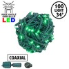 Novelty Lights 100 LED Coaxial Christmas Mini Light Set (Green Wire, 34 Feet) - 2 of 4