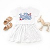 The Juniper Shop Patriotic 1776 Checkered Toddler Dress - 3 of 4