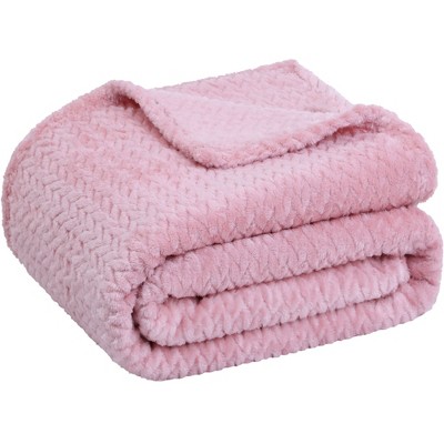 PiccoCasa Luxury Leaves Throws Fleece Warm Extra Large Sofa Blankets