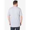 KingSize Shrink-Less Lightweight Longer-Length Crewneck Pocket T-Shirt - 4 of 4