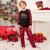 Christmas Pajamas for Family Pjs Matching Sets PlaidShirts Pants Sleepwear Nightwear Women Men Kids - 2 of 4